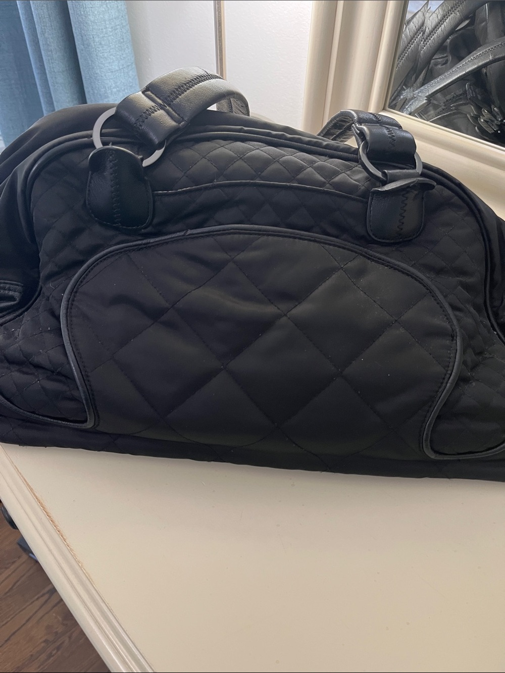 lululemon athletica Black Quilted Duffel Bag - Picture 2 of 6